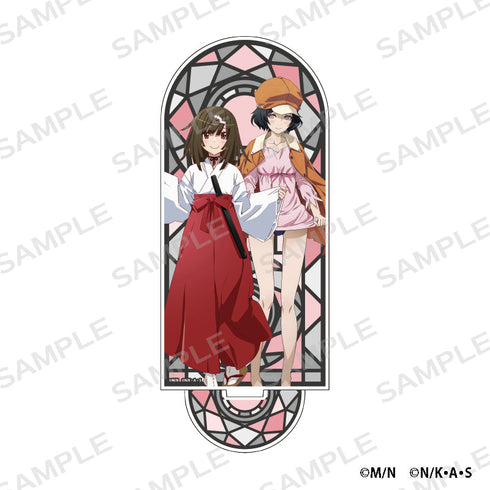 『化物語×STEINS;GATE』ホログラムアクリルスタンド 千石撫子×漆原るか